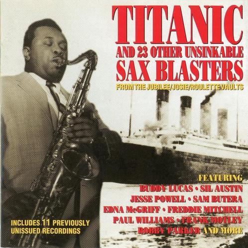 cd - Various - Titanic And 23 Other Unsinkable Saxblasters, Cd's en Dvd's, Cd's | Overige Cd's, Zo goed als nieuw, Verzenden