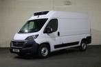 Fiat Ducato 2.2 MultiJet L2 H2 Koelwagen Airco Navigatie Cam, Stof, Gebruikt, Wit, Lease