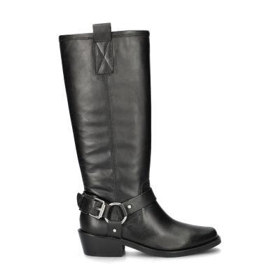 PS Poelman Sidonia bikerboots voor dames in het Zwart, Kleding | Dames, Schoenen, Lage of Enkellaarzen, Zwart, Nieuw, Verzenden