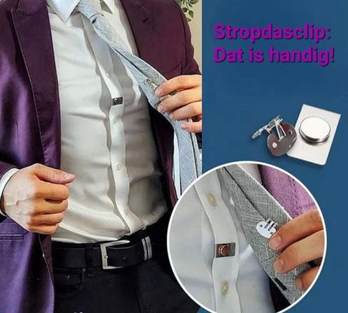 Stropdasclip - origineel kado of relatiegeschenk!, Kleding | Heren, Stropdassen, Nieuw, Ophalen of Verzenden