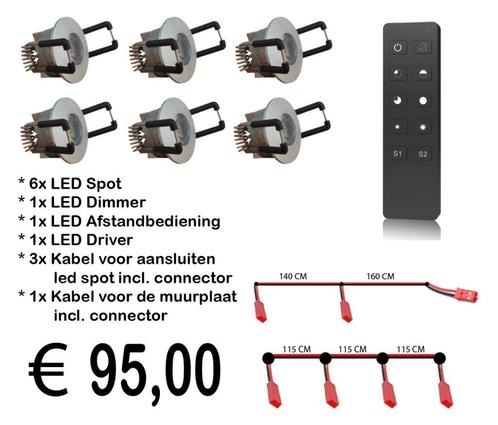 Dimbare led lampen voor plafond, overkapping en veranda, Huis en Inrichting, Lampen | Plafondlampen, Nieuw, Overige materialen