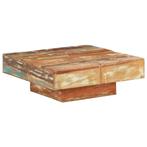 vidaXL Salontafel 80x80x28 cm massief gerecycled hout, Huis en Inrichting, Tafels | Salontafels, 50 tot 100 cm, Verzenden, Nieuw