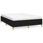 Zwart Bedframe 140x190 - Tweedekansje - Nu 35% Goedkoper!, Huis en Inrichting, Slaapkamer | Bedden, Zwart, Stof, Nieuw, Tweepersoons
