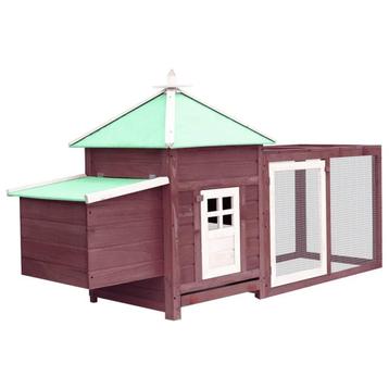 Kippenhok 190cm Mokka - Retourdeal - 35% Korting! beschikbaar voor biedingen