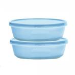 Tupperware 2 Ruimtekommen 1 l Blauw, Huis en Inrichting, Keuken | Tupperware, Ophalen of Verzenden, Nieuw, Blauw