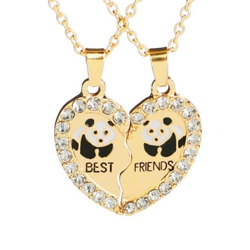 Fako Bijoux® - Vriendschapsketting - Best Friends - Panda -, Sieraden, Tassen en Uiterlijk, Kettingen, Verzenden
