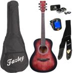 Fazley W55-COL-R-3/4 ColourTune westerngitaar starterset, Muziek en Instrumenten, Verzenden, Nieuw