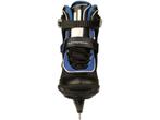 Nijdam IJshockeyschaats - Semi-Softboot - Zwart/Blauw - Maat, Verzenden, Nieuw