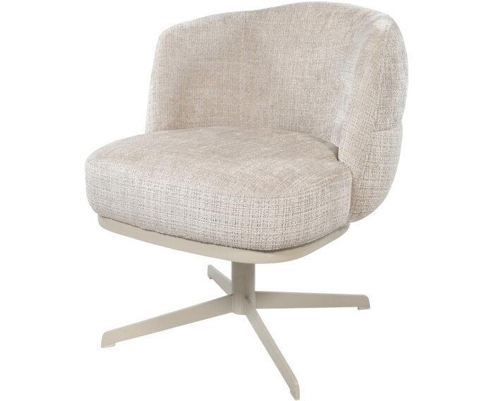 Eetkamerstoel Lopez - beige draaipoot 360 - Cremona - Taupe, Huis en Inrichting, Stoelen, Nieuw, Ophalen of Verzenden