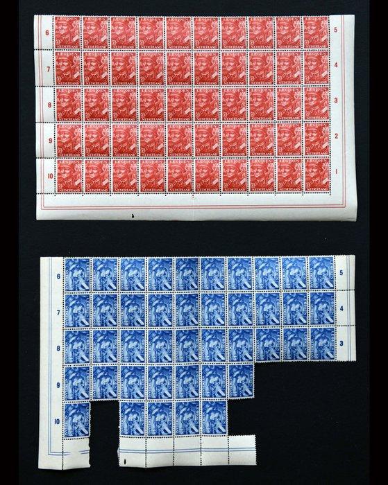 Nederland 1942 - Legioenzegels in veldelen van 50 en 42 -, Postzegels en Munten, Postzegels | Nederland