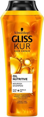 SCHWARZKOPF GLISS KUR OIL NUTRITIVE SHAMPOO FLACON 250 ML, Verzenden, Nieuw