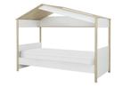 MATIS - Bedhuisje - 90x200 cm - kinderbed - eiken wit, Antiek en Kunst, Ophalen of Verzenden