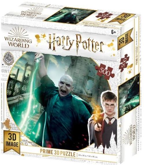 3D Image Puzzel - Harry Potter Voldemort (500 stukjes) |, Hobby en Vrije tijd, Denksport en Puzzels, Nieuw, Verzenden