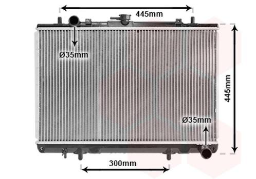 RADIATOR VOOR MITSUBISHI PAJERO II 1991-1997 MB660078, Auto-onderdelen, Airco en Verwarming, Nieuw, Ophalen of Verzenden