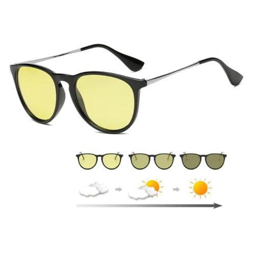 2 in 1 Zonnebril & Nachtbril - UV400 en Polarisatie Filter, Sieraden, Tassen en Uiterlijk, Zonnebrillen en Brillen | Heren, Nieuw