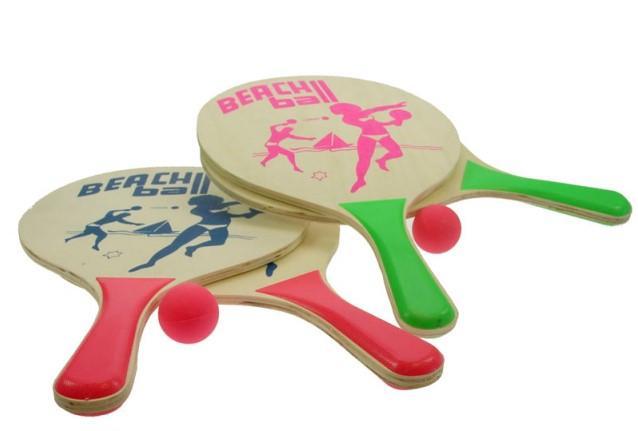 Beachball Set Naturel | Twisk - Buitenspeelgoed, Kinderen en Baby's, Speelgoed | Buiten | Actiespeelgoed, Nieuw, Verzenden