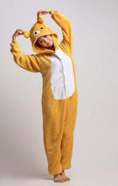 Onesie Beer Pak L-XL Berenpak Teddybeer Kostuum Pak Bruin Kn, Kleding | Heren, Carnavalskleding en Feestkleding, Kleding, Nieuw