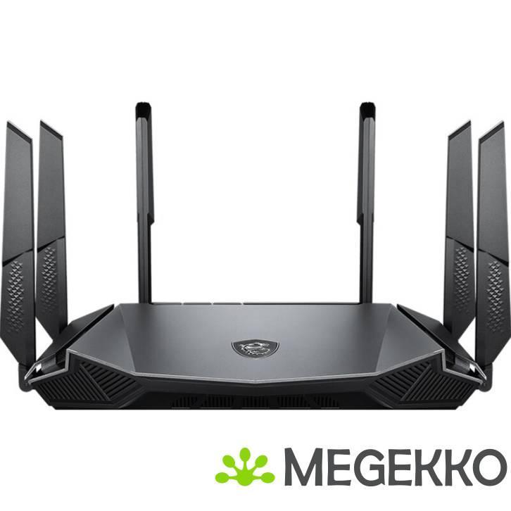 MSI RadiX AX6600 WiFi 6 Tri-band Gaming Router, Computers en Software, Routers en Modems, Nieuw, Verzenden