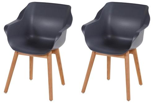 Set van 2- Hartman Sophie Studio diningstoel - Xerix - Teak, Tuin en Terras, Tuinstoelen, Nieuw, Overige materialen, Verzenden