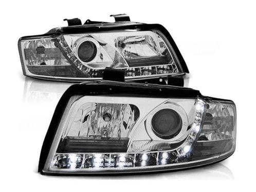 Koplamp units LED DRL Chrome edition geschikt voor Audi A4, Auto-onderdelen, Verlichting, Nieuw, Audi, Verzenden
