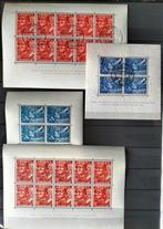 Nederland 1942 - Legioen blokken gestempeld en postfris (2, Gestempeld