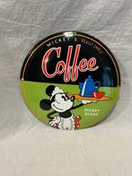 Emaille bord - Coffee Minnie Mouse - Emaille, Verzamelen, Nieuw