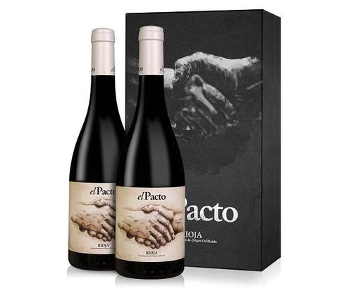 El Pacto Geschenkverpakking Rioja Shake Hands, Verzamelen, Wijnen, Verzenden
