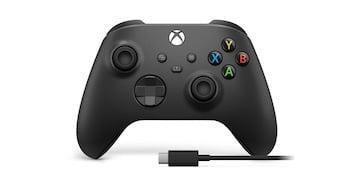 Microsoft Xbox Series X & S Controller Carbon Black + Mic..., Spelcomputers en Games, Spelcomputers | Xbox One, Zo goed als nieuw