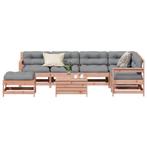 vidaXL 8-delige Loungeset met kussens massief douglashout, Verzenden, Nieuw, Loungeset
