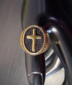 Beschermende Kruis Signet Ring – Kracht, Geloof en