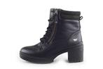 Mustang Veterboots in maat 40 Zwart | 10% extra korting, Kleding | Dames, Schoenen, Verzenden, Zwart, Overige typen, Zo goed als nieuw