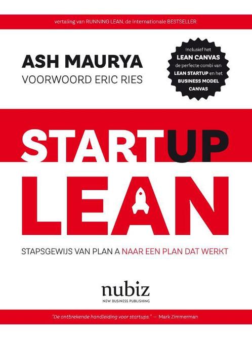 Startup Lean 9789492790071, Boeken, Studieboeken en Cursussen, Zo goed als nieuw, Verzenden