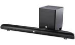 JBL SB350 - 2.1 soundbar met draadloze subwoofer, Ophalen, Met externe subwoofer, Zo goed als nieuw