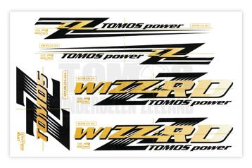 Tomos Stickerset Wizzard compleet set beschikbaar voor biedingen