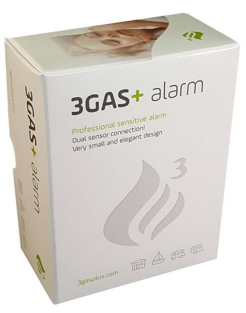 3GAS+ 12V Gasalarm Square Propaan, Butaan, LPG, Koolmonoxide, Caravans en Kamperen, Camper-accessoires, Nieuw, Ophalen of Verzenden