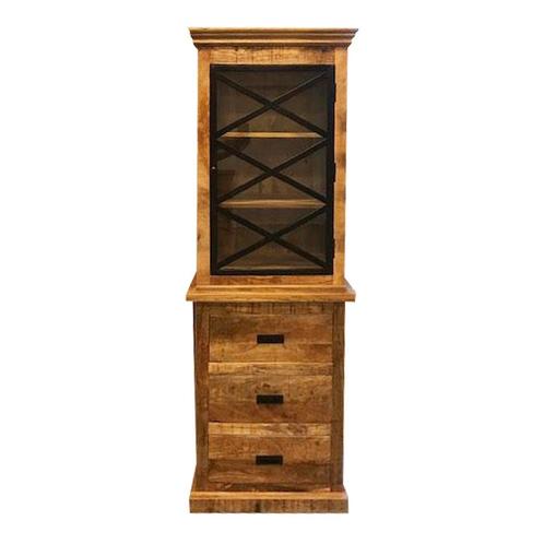 Buffetkast Mangohout Milan 65 X, Huis en Inrichting, Kasten | Buffetkasten, 25 tot 50 cm, Nieuw, Overige houtsoorten, 200 cm of meer