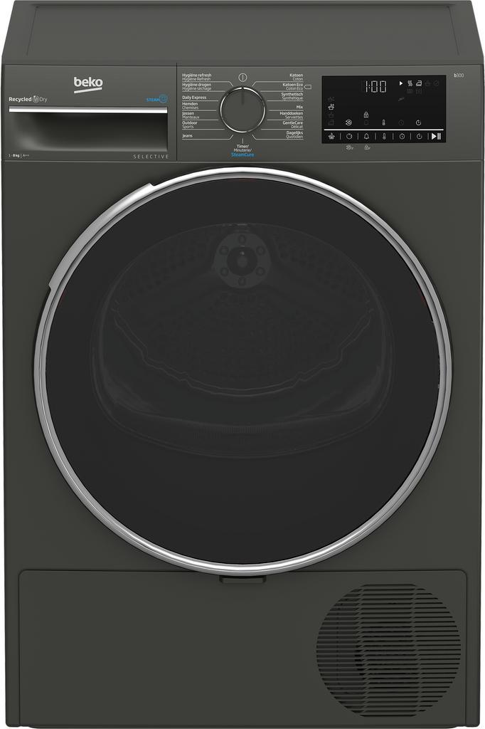 Beko B3T6823M2 wasdroger Vrijstaand Voorbelading 8 kg A++529, Witgoed en Apparatuur, Wasdrogers, Overige typen, Nieuw, Anti-kreukfase
