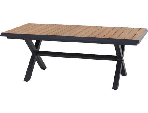 Siena Garden Sincro Uittrekbare Tafel 200(260)x100cm Teak, Tuin en Terras, Tuintafels, Ophalen of Verzenden