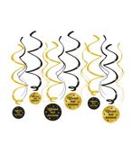 Hangdecoratie Pensioen 14cm 12st, Hobby en Vrije tijd, Feestartikelen, Verzenden, Nieuw