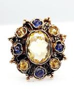 Ring - 9 kt. Geel goud Topaas, Sieraden, Tassen en Uiterlijk, Ringen, Nieuw