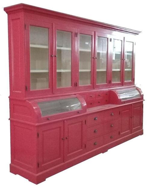 Buffetkast rood XL Bastiaan 300cm, Huis en Inrichting, Kasten | Buffetkasten, Ophalen of Verzenden