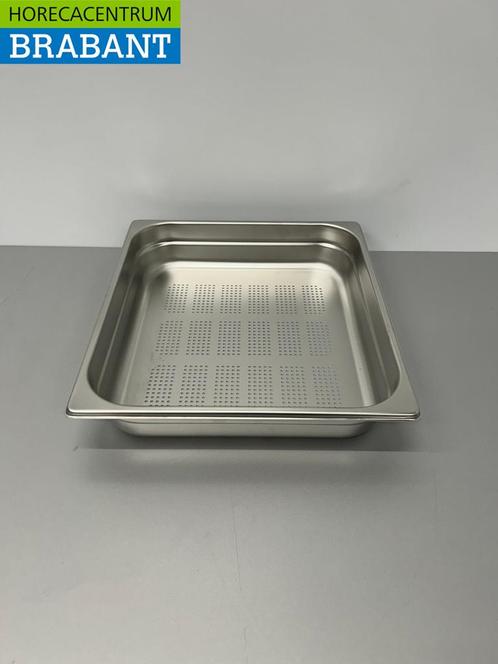 RVS Geperforeerde Gastronorm Bak GN Bak 2/3 GN Diepte 65 mm, Zakelijke goederen, Horeca | Keukenapparatuur, Nieuw in verpakking