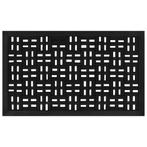 vidaXL Deurmat rechthoekig 45x75 cm rubber, Tuin en Terras, Verzenden, Nieuw