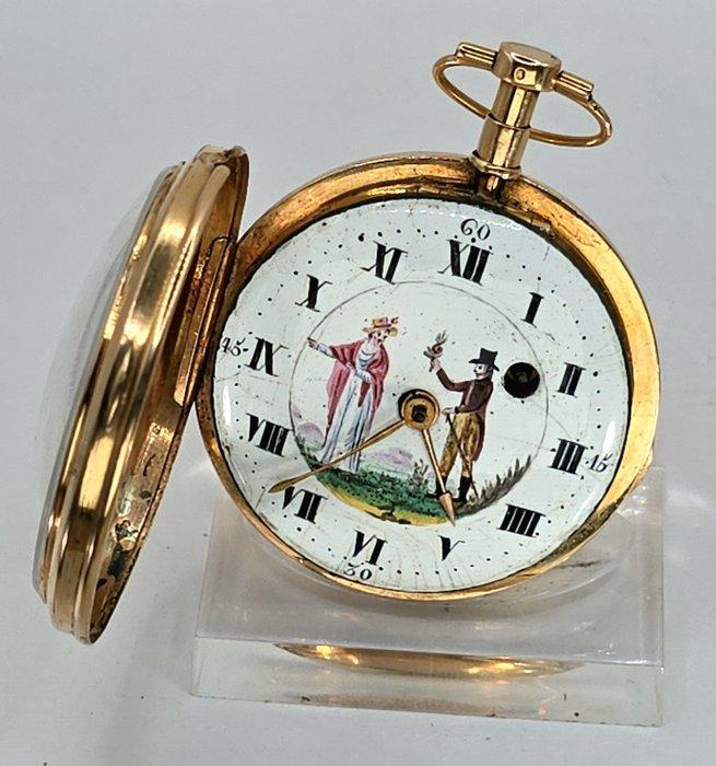 Ant(on) Braunmüller Augsburg - 18kt. Lepine Prunkspindeluhr, Sieraden, Tassen en Uiterlijk, Horloges | Heren