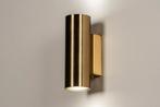 Rietveld Wandlampen - Goud - Metaal, Huis en Inrichting, Lampen | Wandlampen, Verzenden, Nieuw