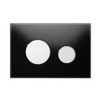 Bedieningsplaat TECE Loop Met Duospoeltechniek Glas Zwart, Ophalen of Verzenden, Nieuw, Chroom, Overige typen
