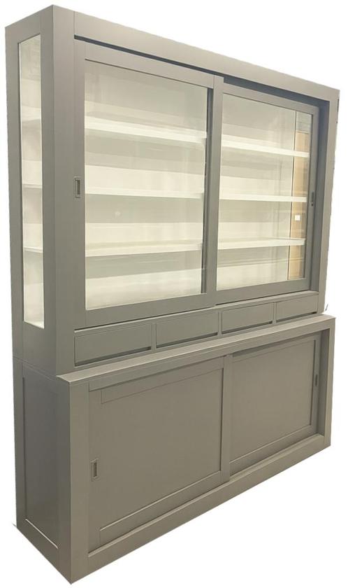 Buffetkast grijs Terborg XL soft close 220 x 240cm, Huis en Inrichting, Kasten | Buffetkasten, Ophalen of Verzenden