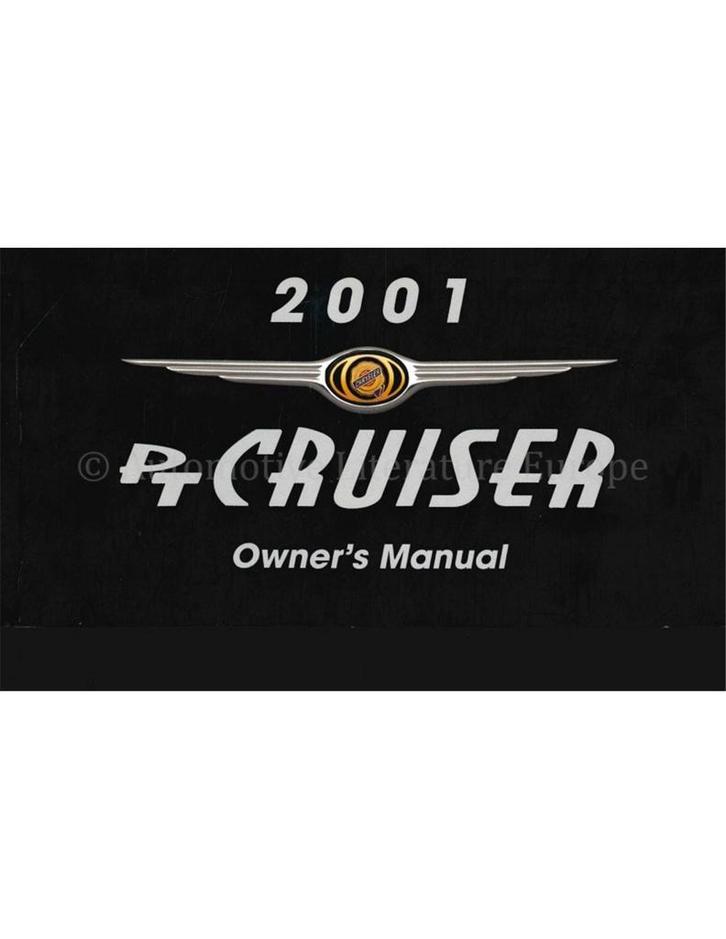2001 CHRYSLER PT CRUISER INSTRUCTIEBOEKJE ENGELS (USA), Auto diversen, Handleidingen en Instructieboekjes