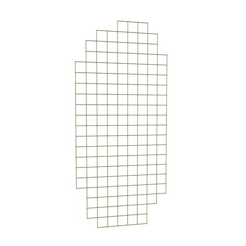 Italiaans design Wire Mesh display 2000 x 900 mm Goud - 7162, Zakelijke goederen, Kantoor en Winkelinrichting | Winkel en Inventaris