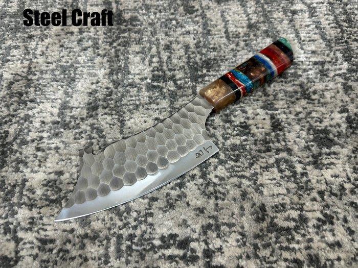 Keukenmes - Japanse cleaver - Premium Japanse stalen koksmes, Antiek en Kunst, Antiek | Keukenbenodigdheden